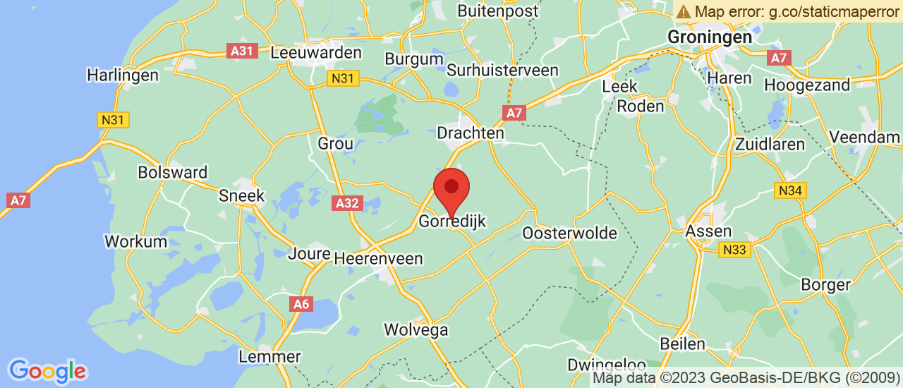 Google maps locatie van Autobedrijf Jitze Bosgra