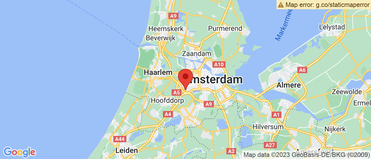 Google maps locatie van Autobedrijf Rene Holla B.V.