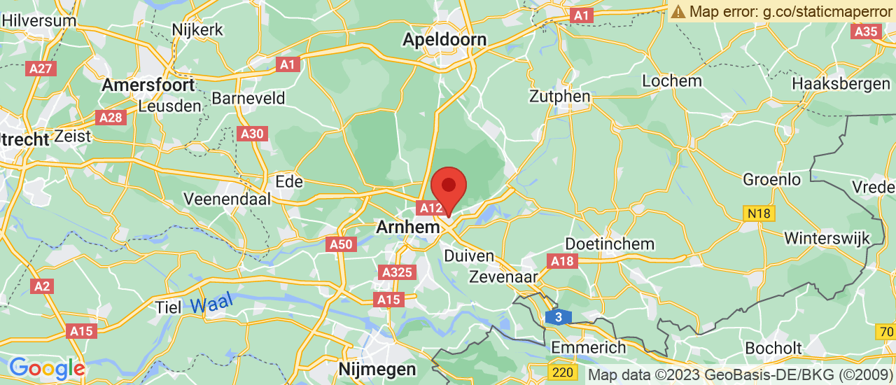 Google maps locatie van Autobedrijf Steenvoorde