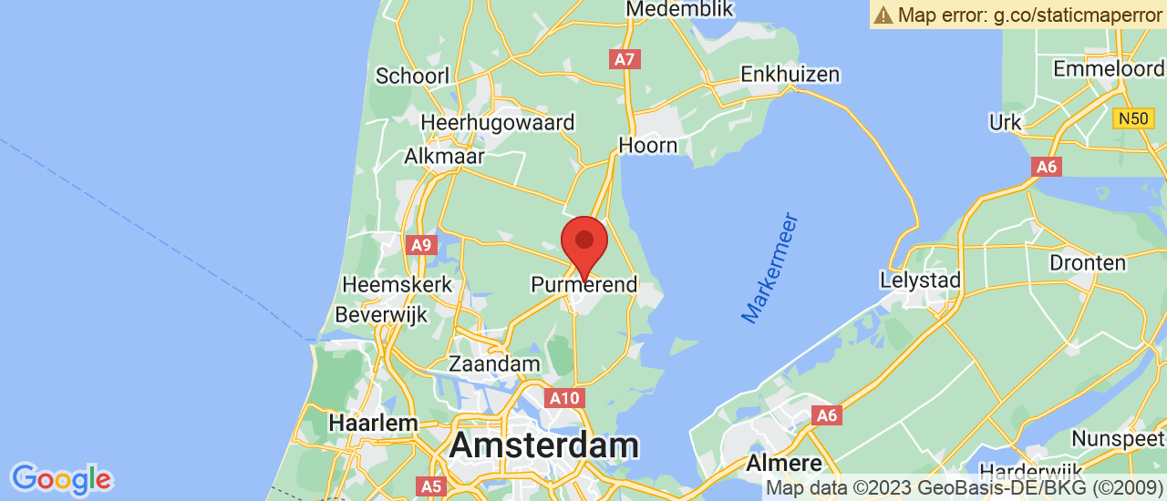 Google maps locatie van Autobedrijf Garant