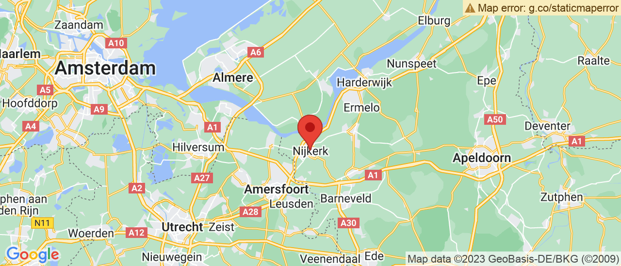 Google maps locatie van Auto Service Nijkerk