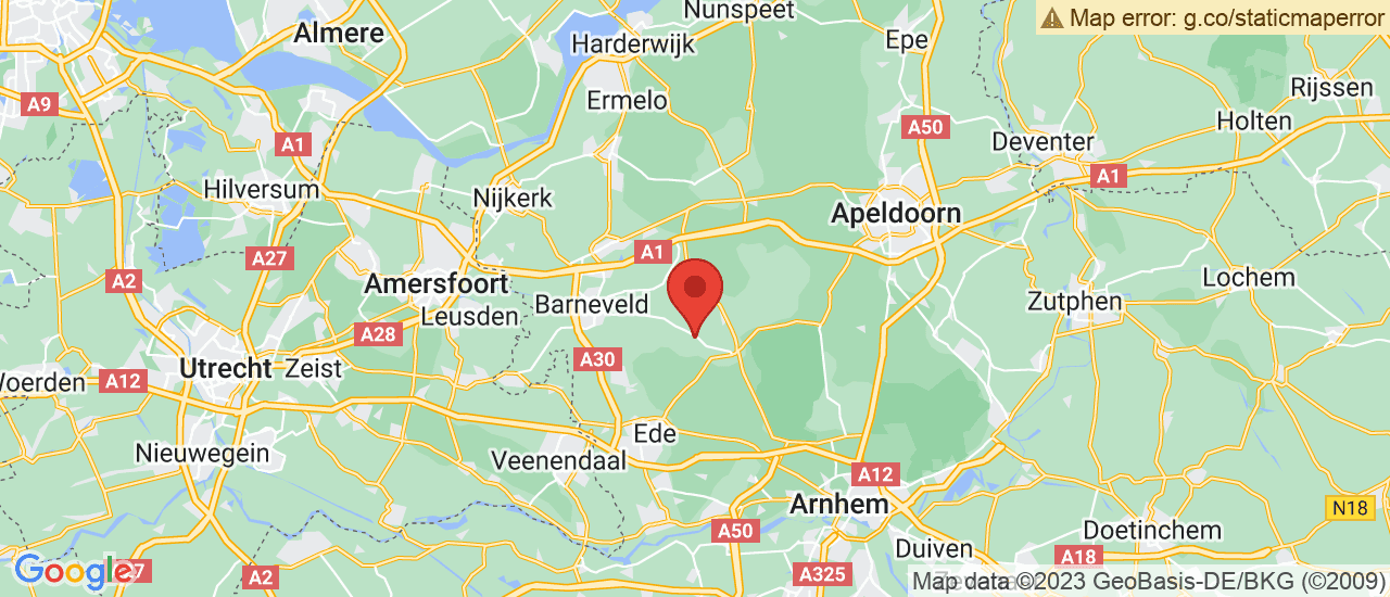 Google maps locatie van F.P.M. BV