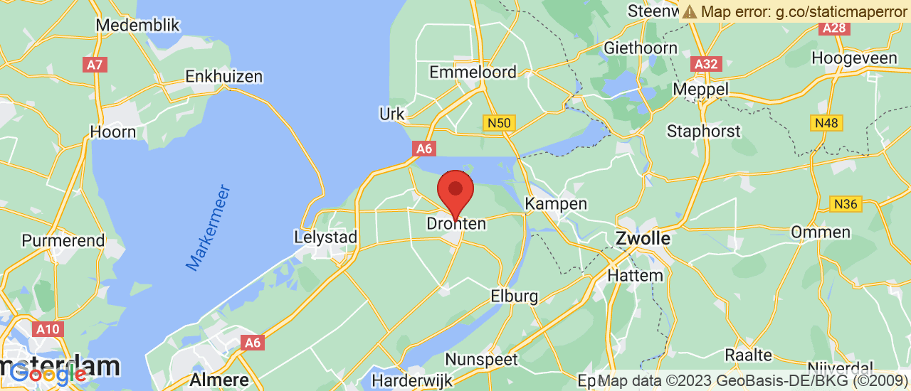 Google maps locatie van RVN Machinery B.V.