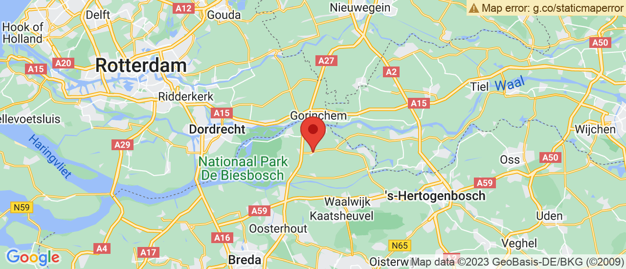 Google maps locatie van Autobedrijf  Den Breejen B.V.