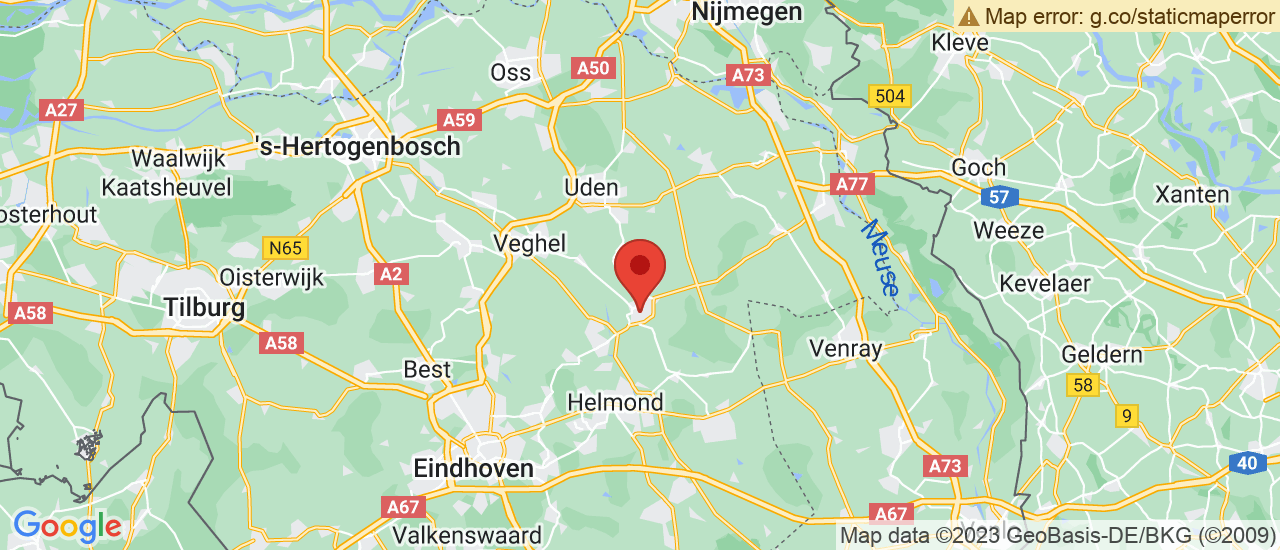 Google maps locatie van Autobedrijf Theo van Schijndel