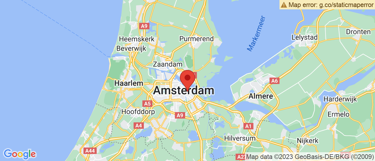 Google maps locatie van HKN-Cars Amsterdam