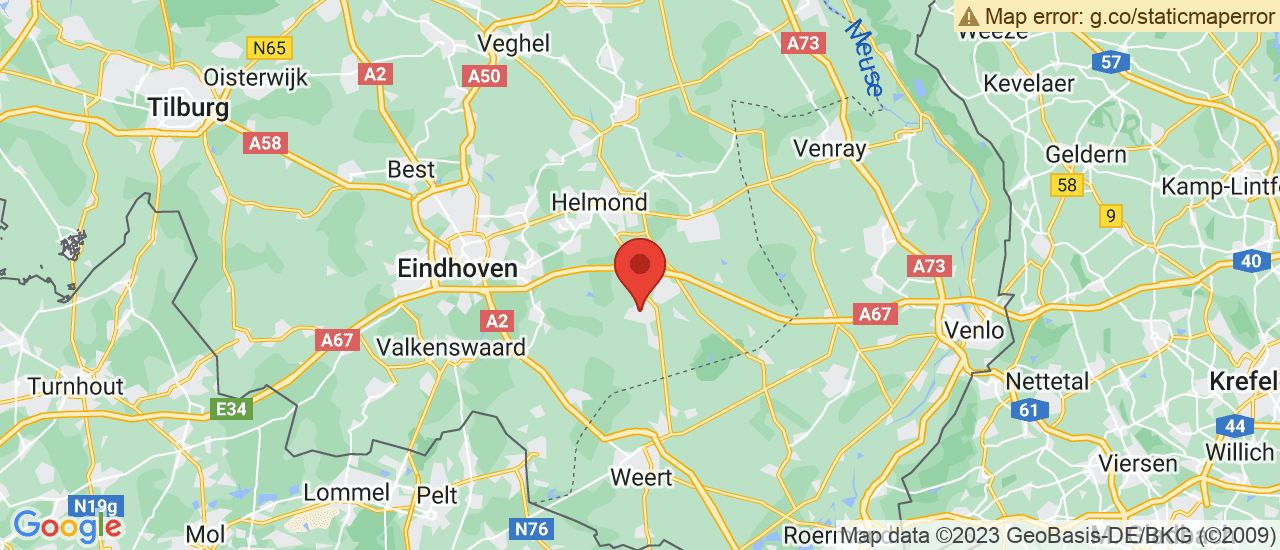 Google maps locatie van Car Center Someren