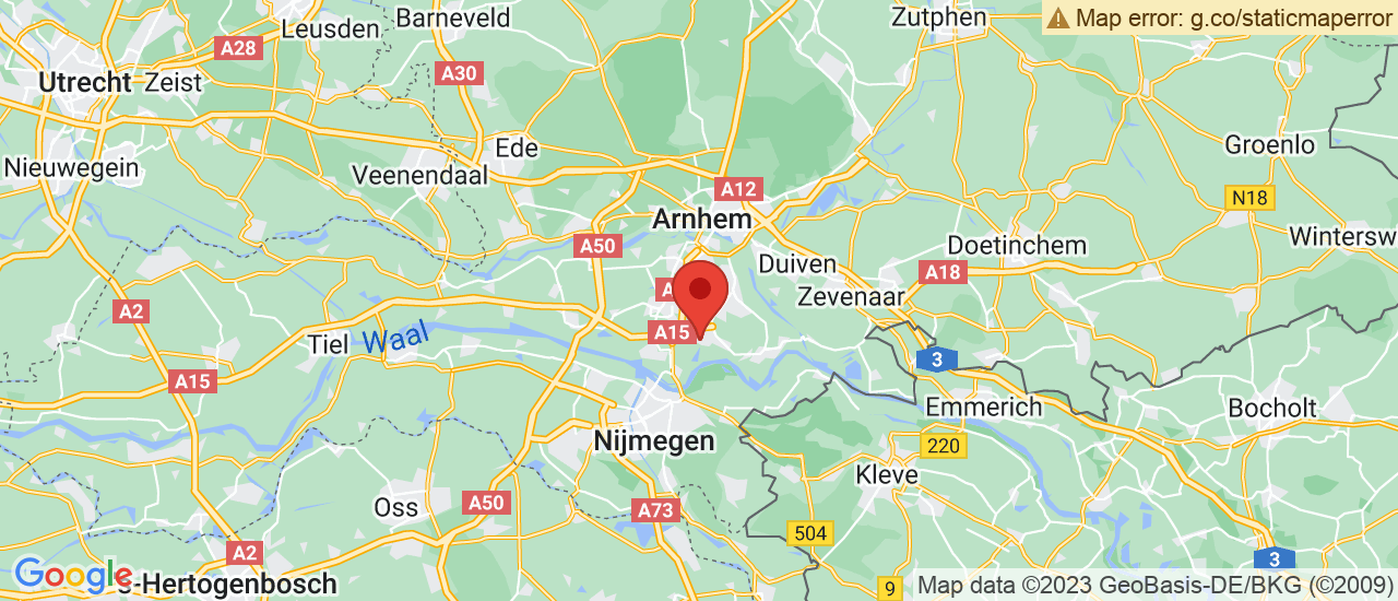 Google maps locatie van Bulters Auto's