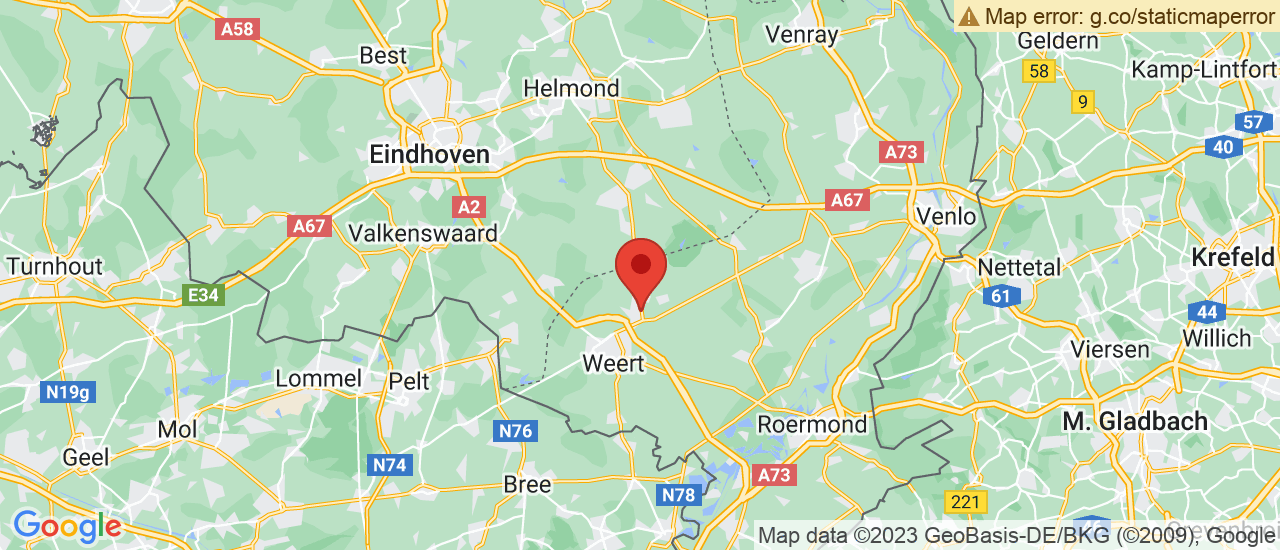 Google maps locatie van Beer van Susteren
