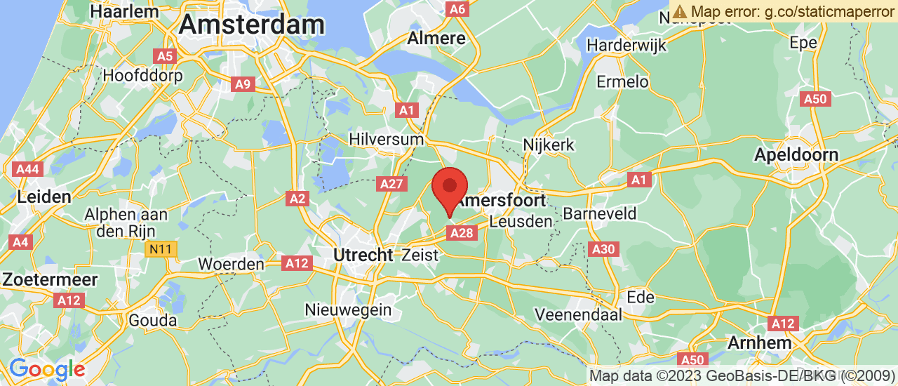 Google maps locatie van Autobedrijf van der Wal en Zonen