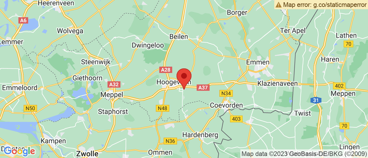 Google maps locatie van Autobedrijf Martens B.V.