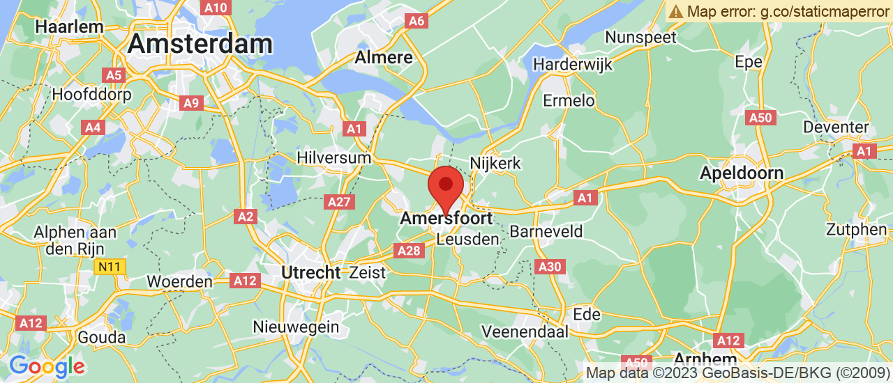 Google maps locatie van Mazda Kreijne Amersfoort