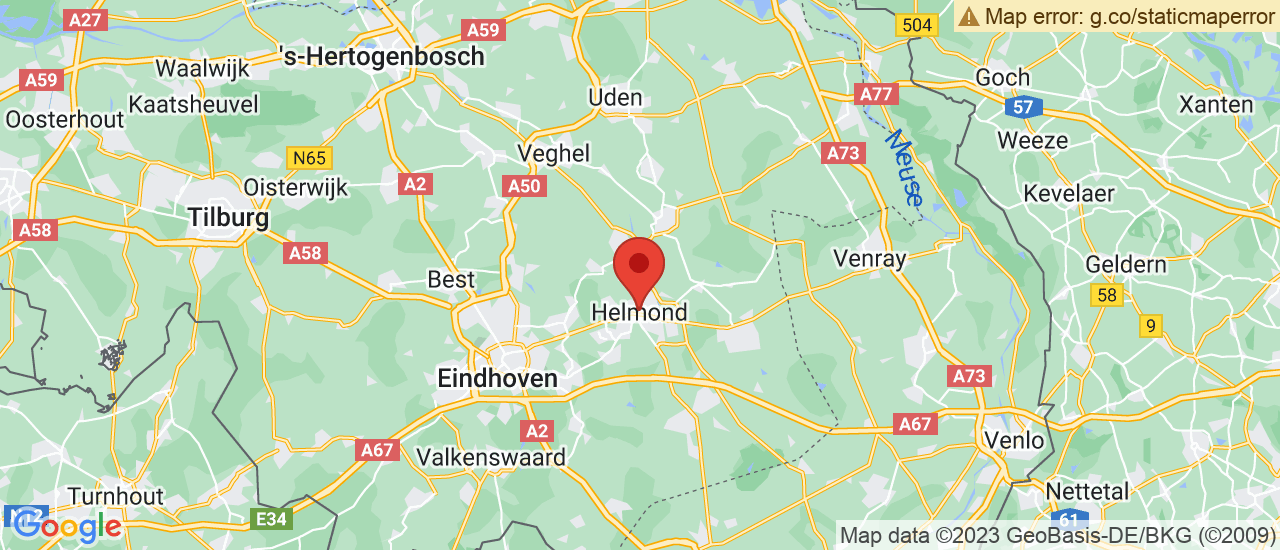 Google maps locatie van Auto Centrum Stiphout B.V.