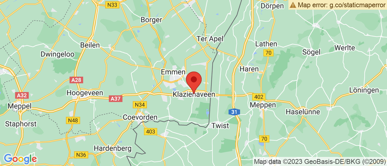 Google maps locatie van Autobedrijf Gerdes