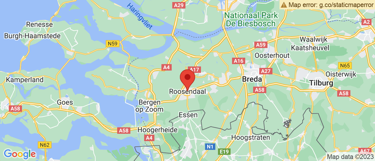 Google maps locatie van Vd Heuvel Automotive B.V.