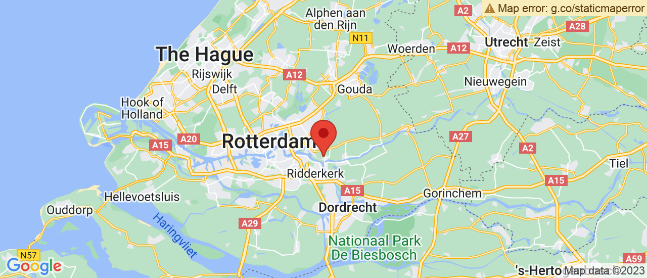 Google maps locatie van De Lijster Auto's