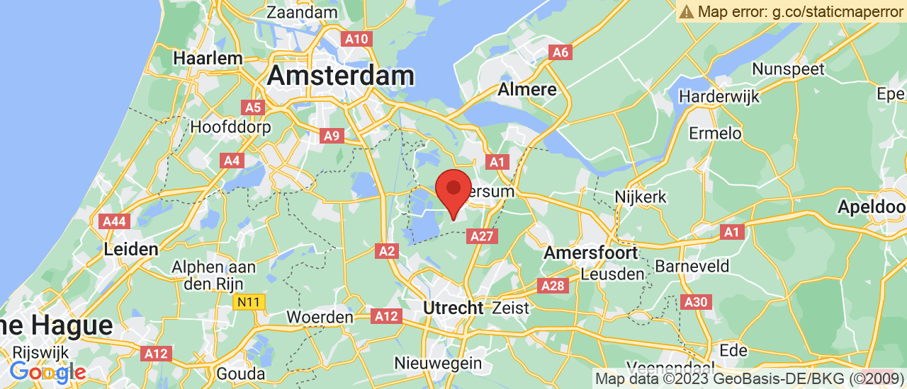 Google maps locatie van Garage Loosdrecht