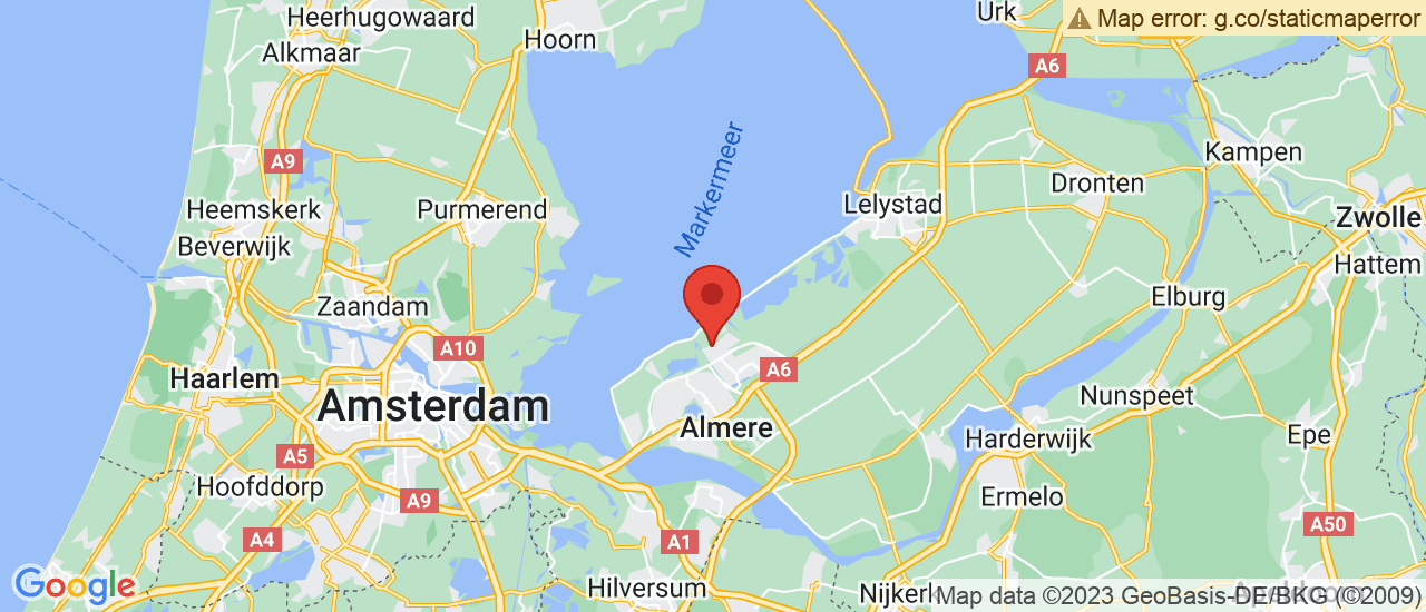 Google maps locatie van Caroutlet-Flevoland.nl