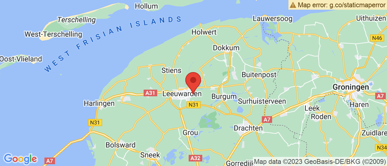 Google maps locatie van ABC-auto's