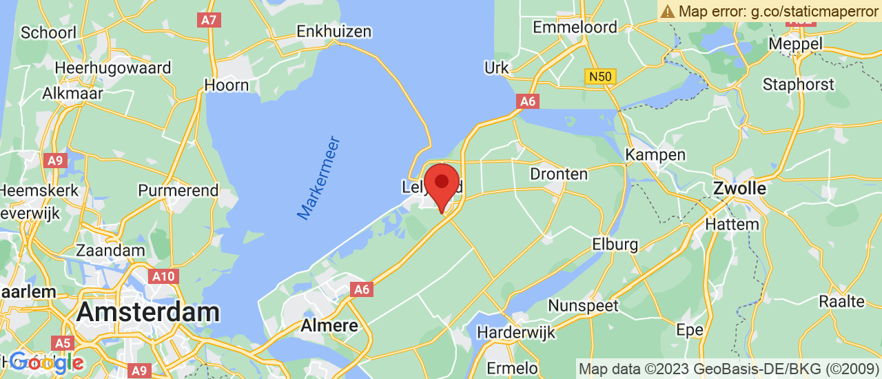 Google maps locatie van Van der Feer