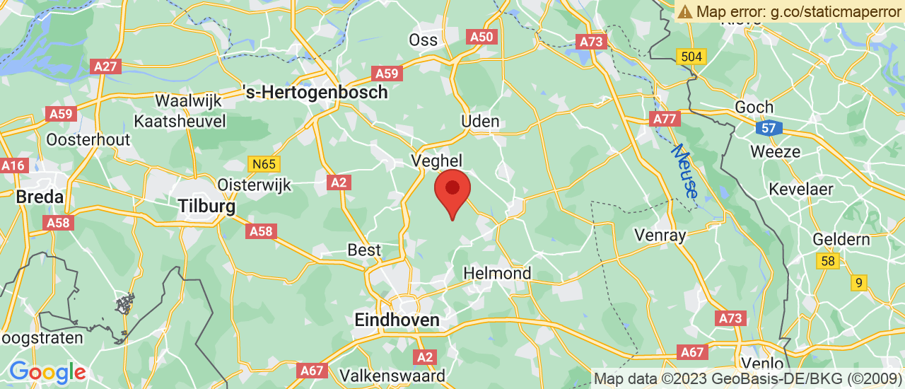 Google maps locatie van Auto Corsten BV