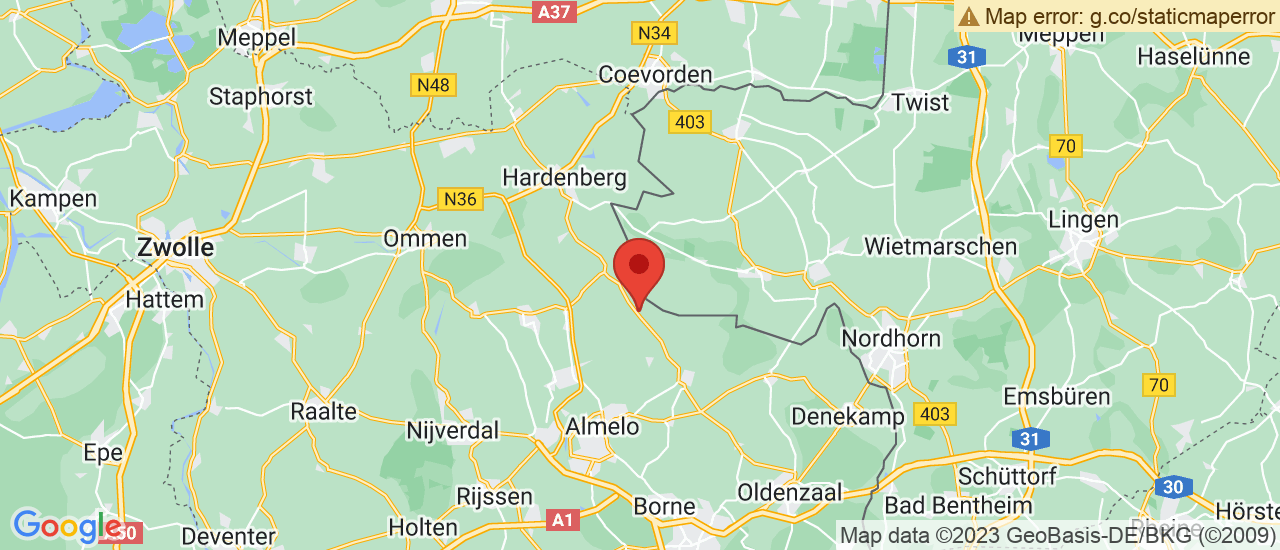 Google maps locatie van Autobedrijf H. Tijhuis B.V.
