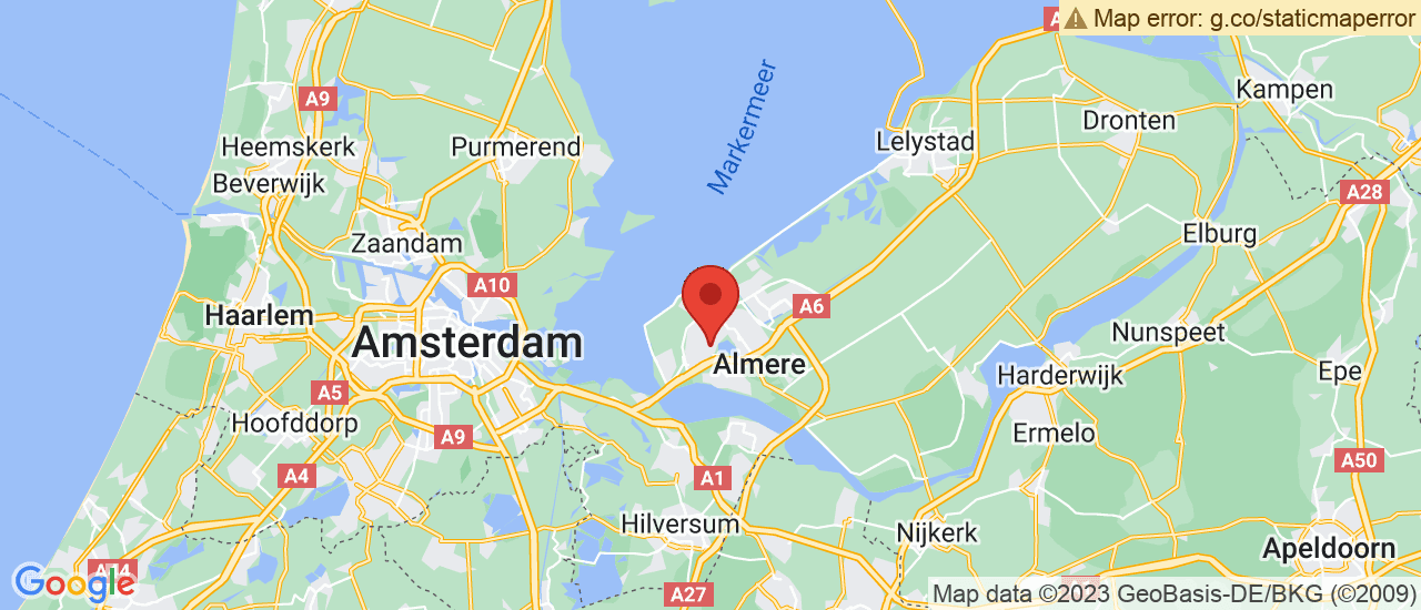 Google maps locatie van Car Sales Almere