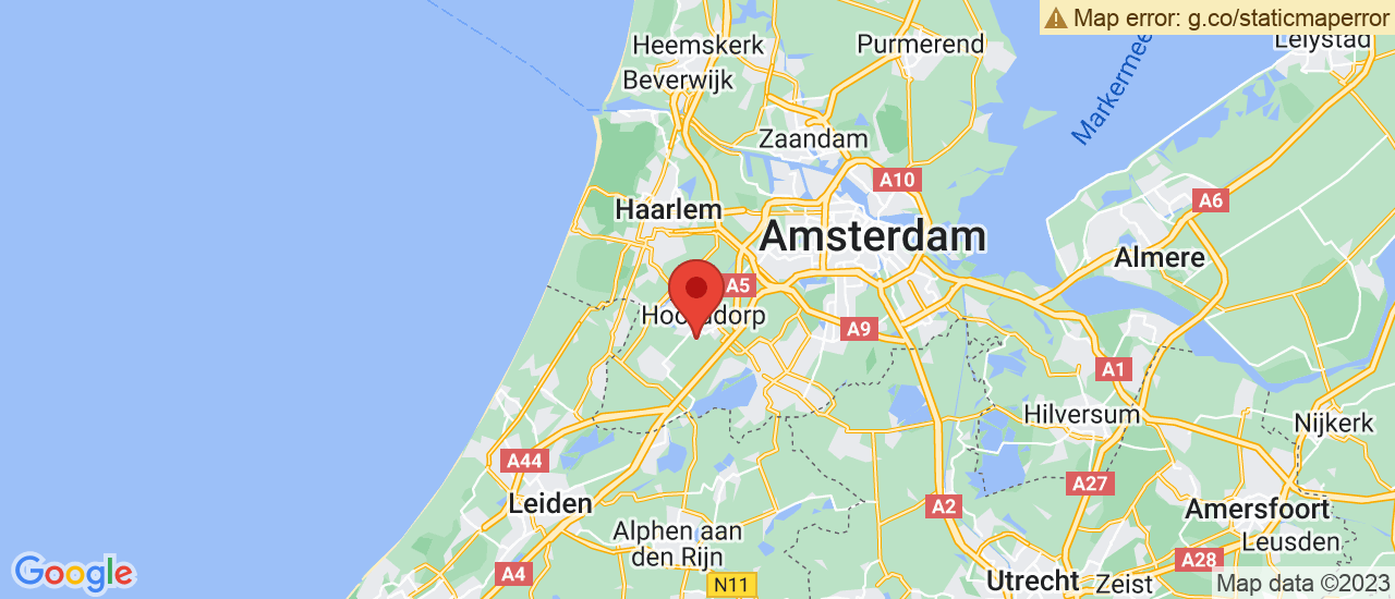 Google maps locatie van A-Point Hoofddorp
