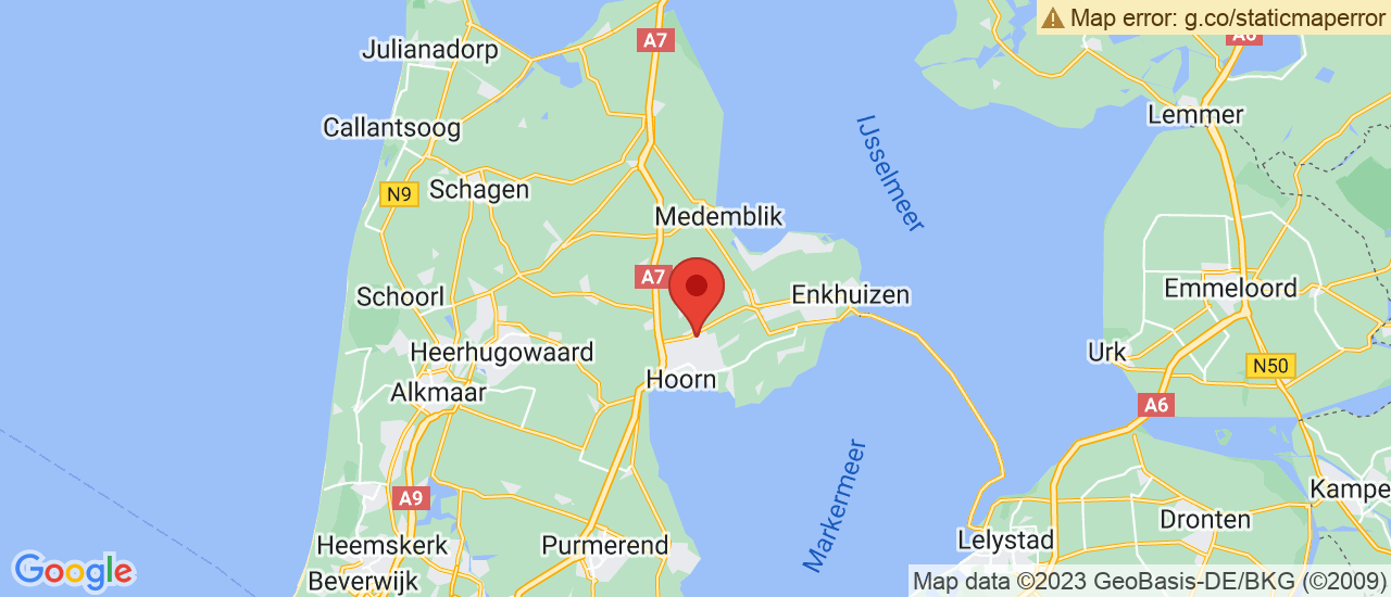 Google maps locatie van Autobedrijf Botman Zwaag