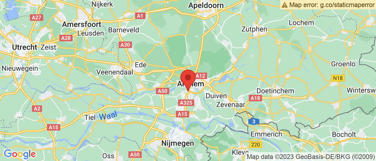 Google maps locatie van Autobedrijf Rene Hieltjes