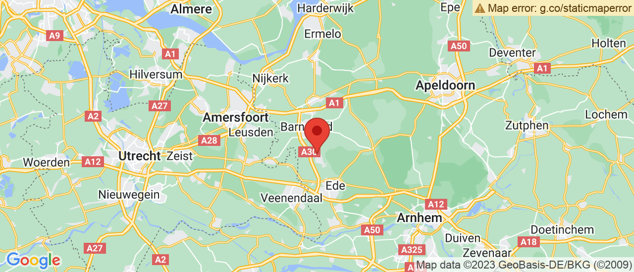 Google maps locatie van Autobedrijf J. van Dreven - Land Rover Specialist