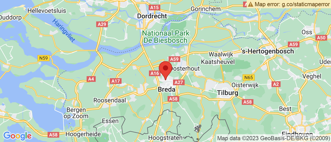 Google maps locatie van Autocentrum Brabant