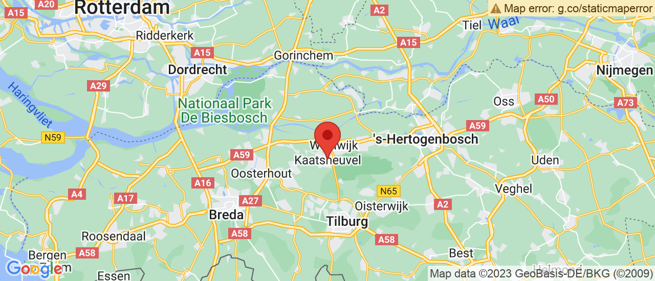Google maps locatie van Autocentrum de Langstraat
