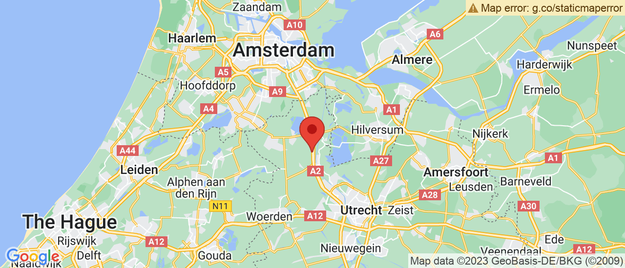 Google maps locatie van Autobedrijf J. Vossestein B.V.