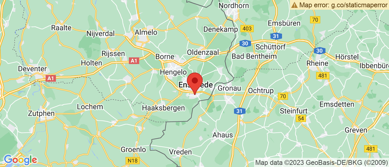 Google maps locatie van Autogroep Twente Enschede