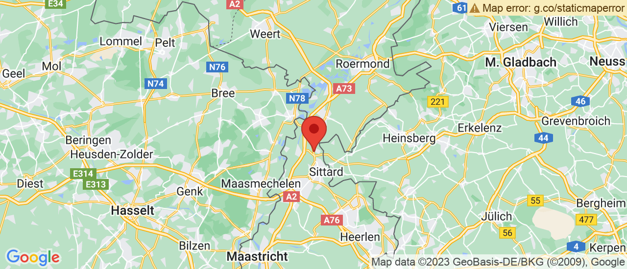 Google maps locatie van Automobielbedrijf Hensgens b.v.