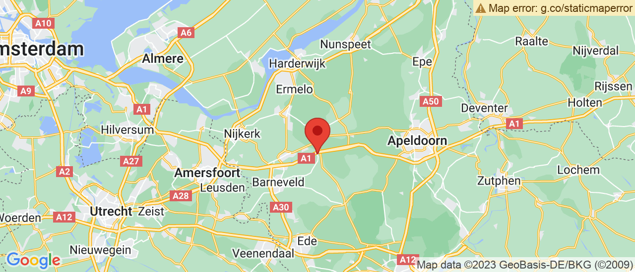 Google maps locatie van Autobedrijf Schouten Stroe