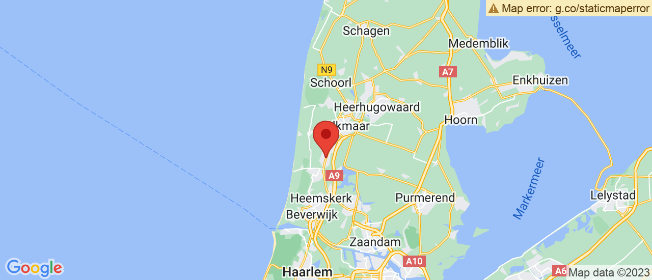 Google maps locatie van Autobedrijf Harry Levering