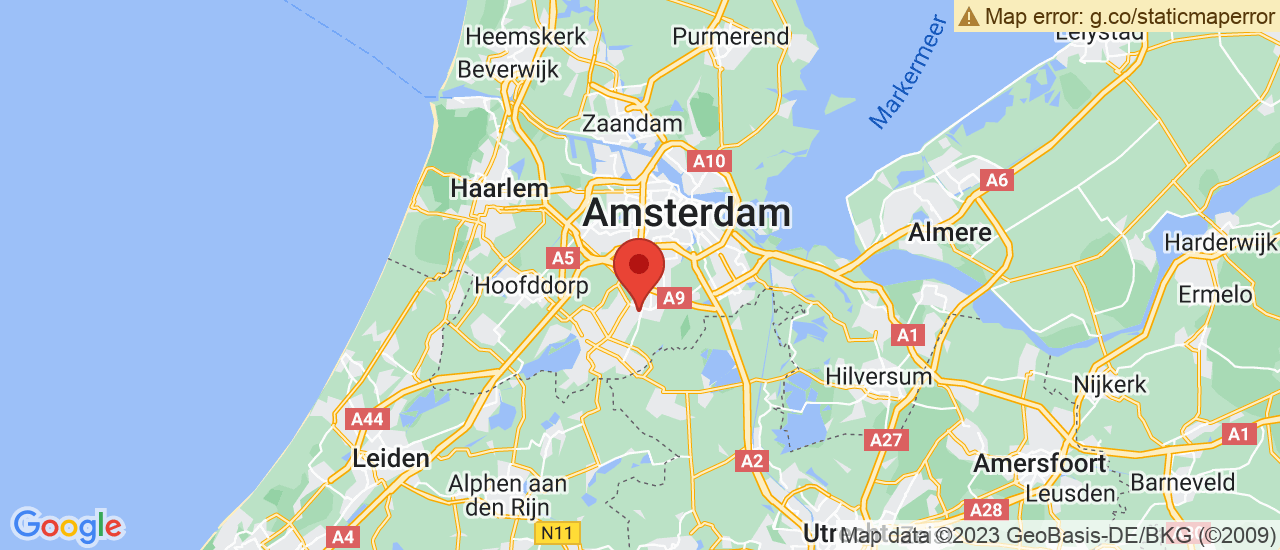 Google maps locatie van Ursem Barten Amstelveen