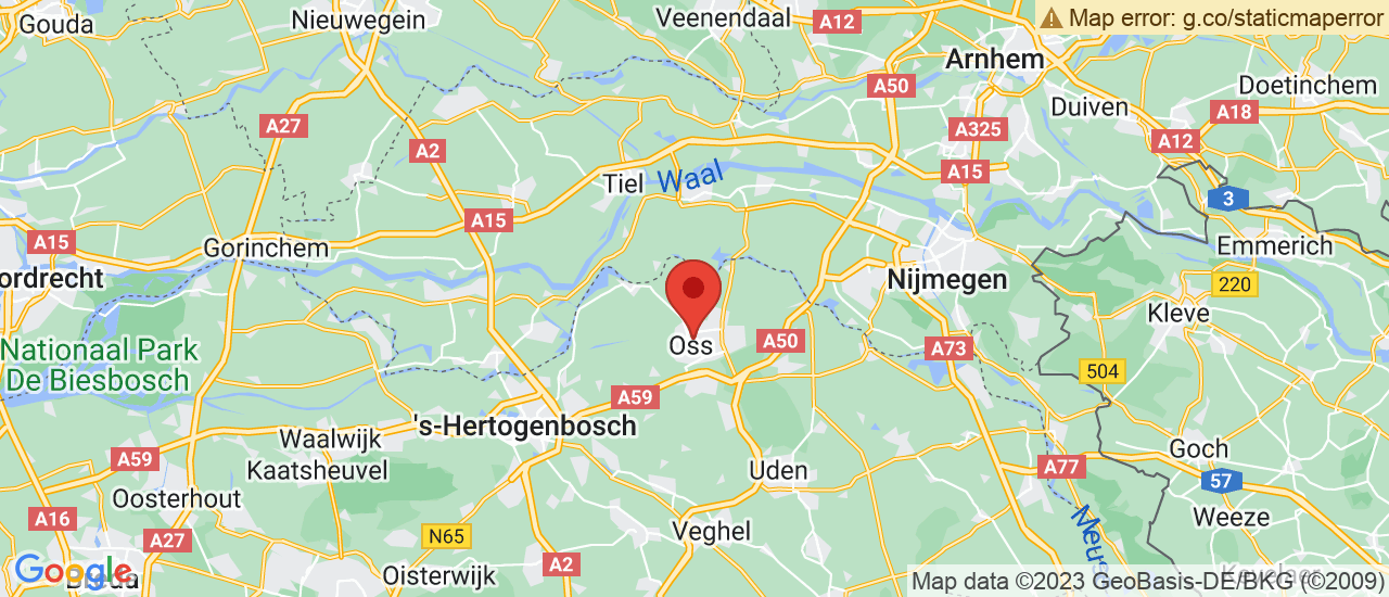 Google maps locatie van Autobedrijf Coen Droomers B.V.