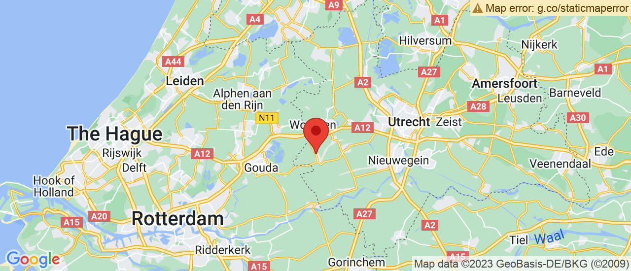 Google maps locatie van Automotive Center Oudewater - Verkoop B.V.