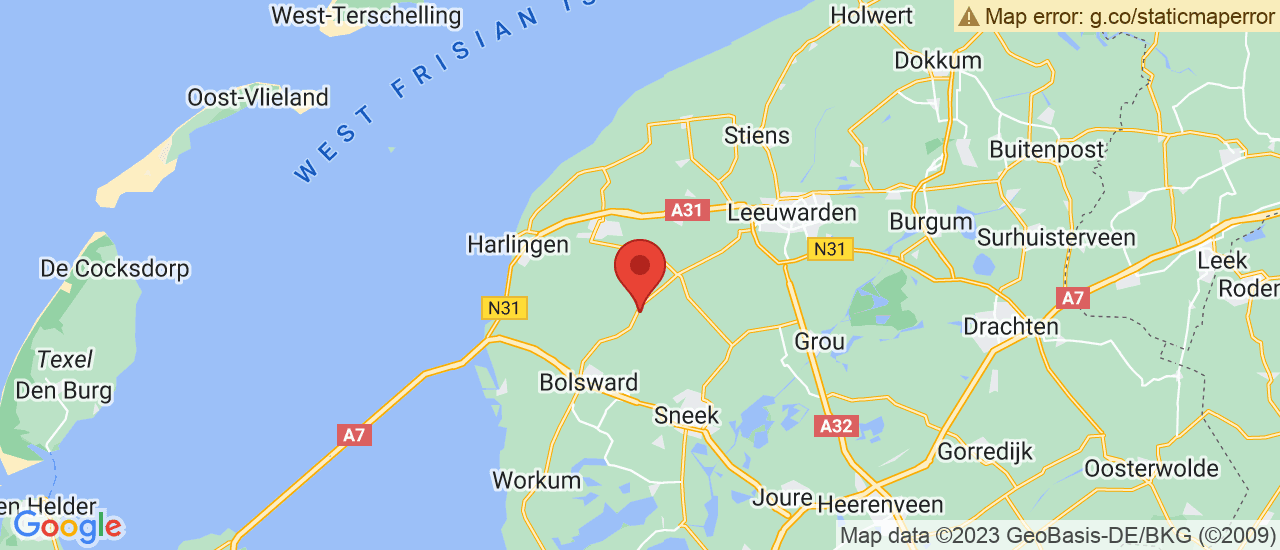 Google maps locatie van Autobedrijf Rijpkema