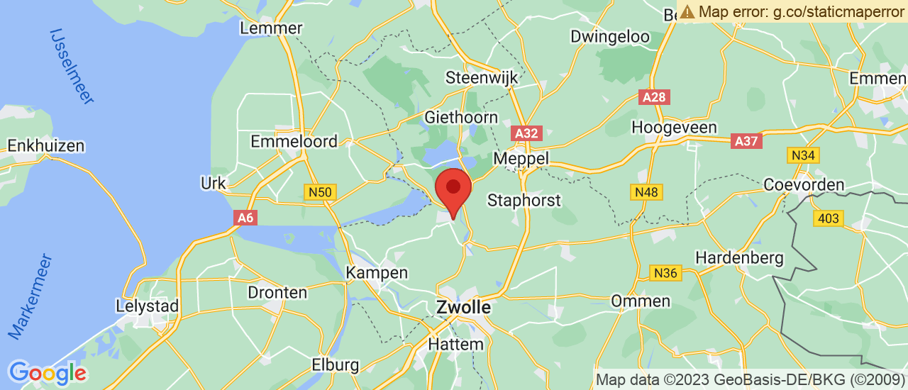 Google maps locatie van Bestelbus A28