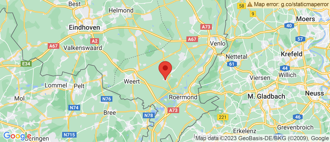 Google maps locatie van Autobedrijf Gielen B.V.