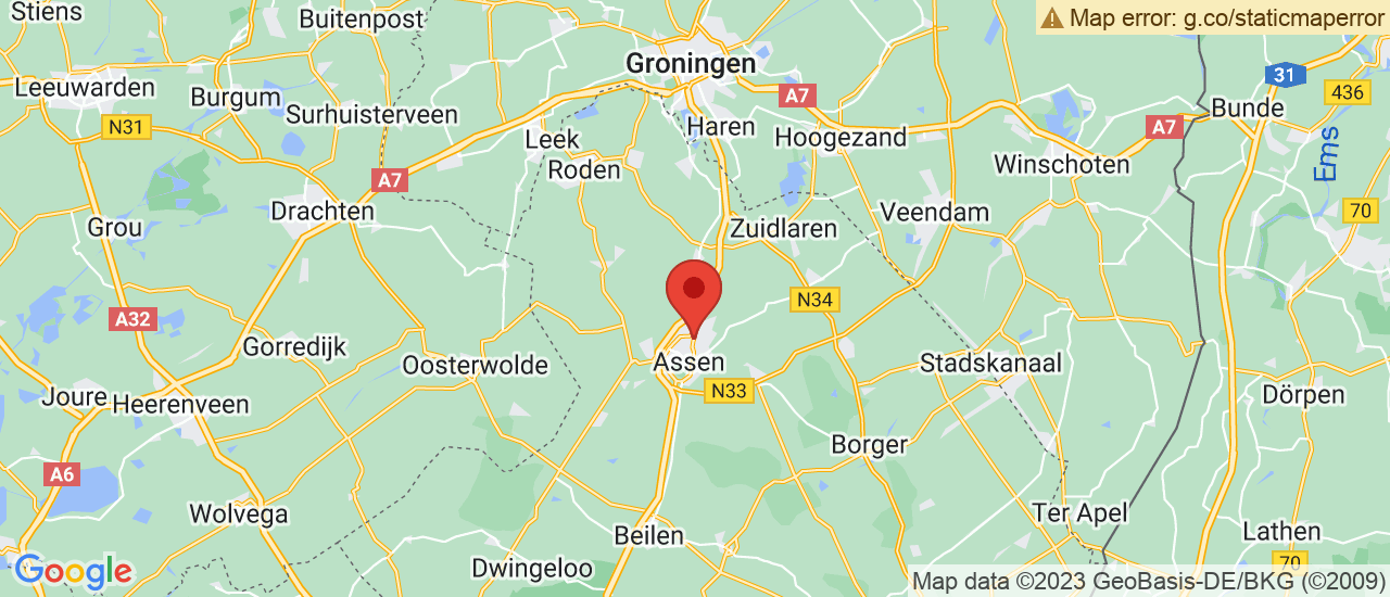 Google maps locatie van Autobedrijf Borghstede BV