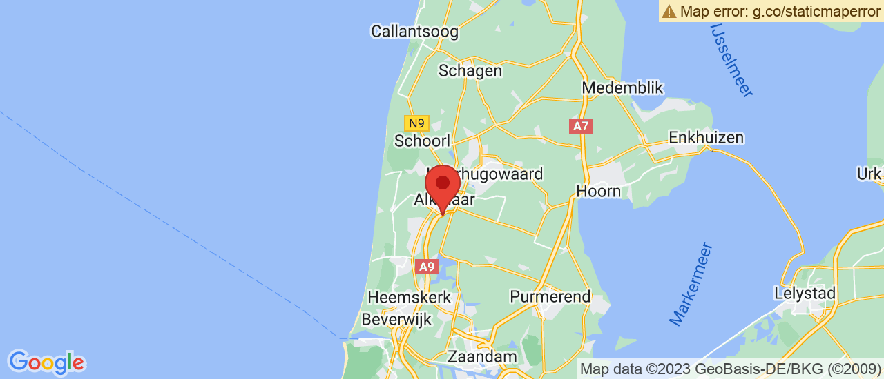 Google maps locatie van Van Duijn Nottelman Automobielen