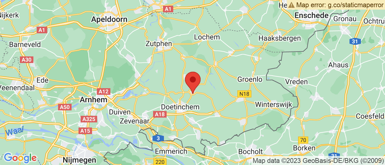 Google maps locatie van Autocentrum de Achterhoek