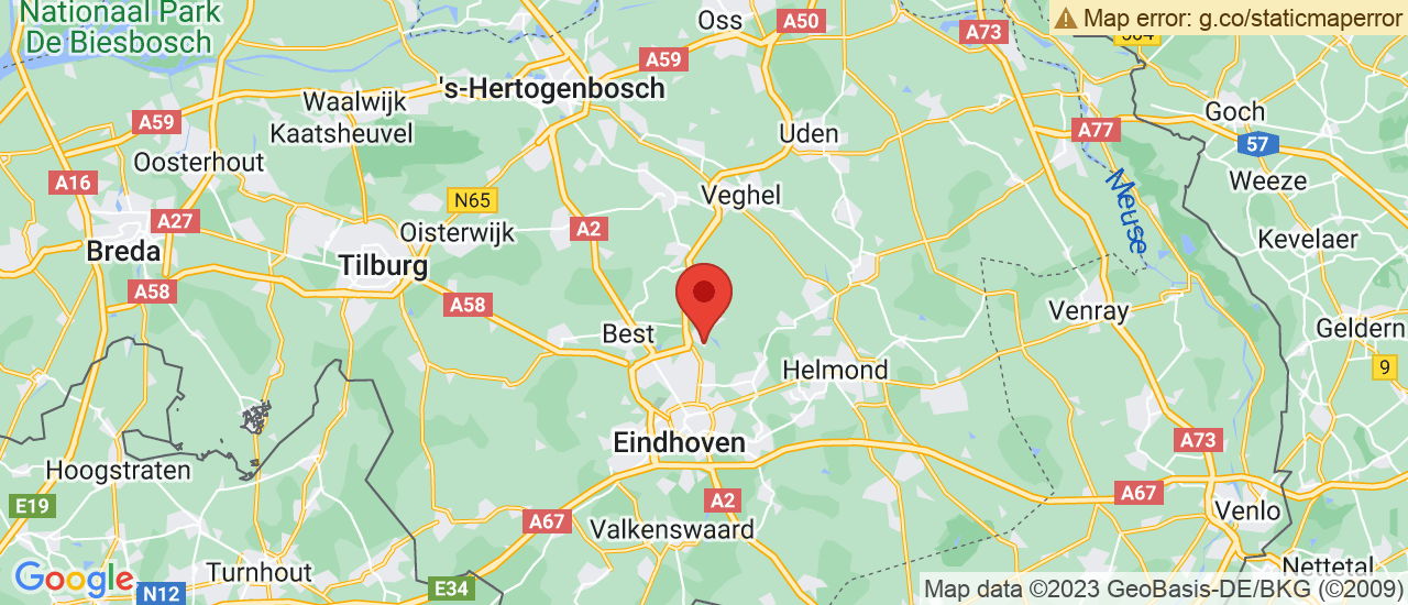 Google maps locatie van R. Leenders Auto's