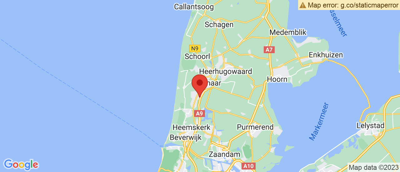 Google maps locatie van Barry de Vries Auto's