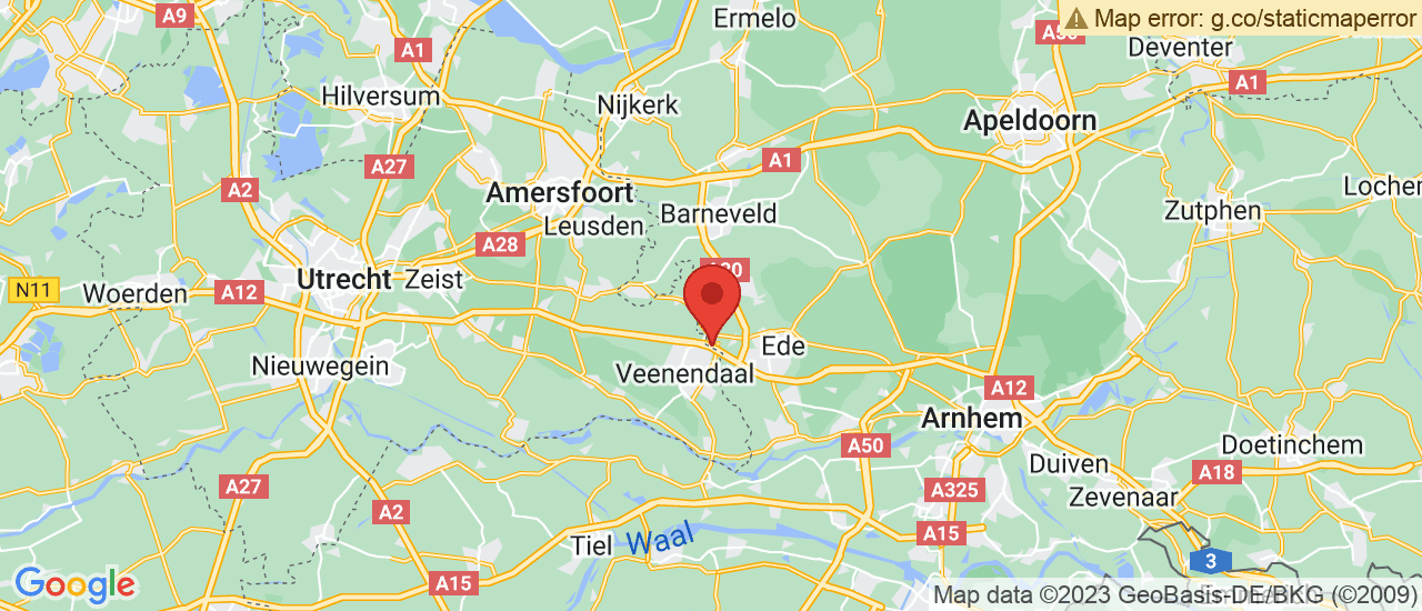 Google maps locatie van Vallei Auto Groep Veenendaal SEAT / SKODA